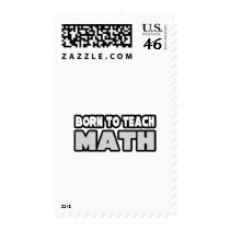 Born To Teach Math postage