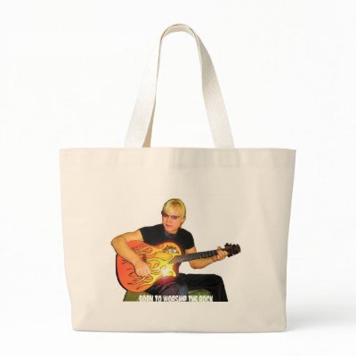 BORN TO WORSHIP THE ROCK BAGS by godrock0332
