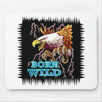 BORN WILD mousepads