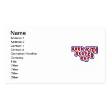 Born With Skates On T-shirts and Gifts Business Card