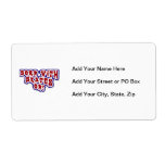 Born With Skates On T-shirts and Gifts Custom Shipping Label