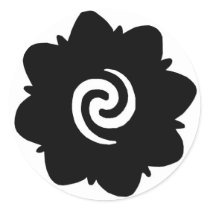 borneo flower sticker