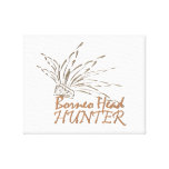 Borneo Head Hunter Artwork Canvas Print