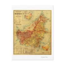 BorneoPanoramic MapBorneo Postcards