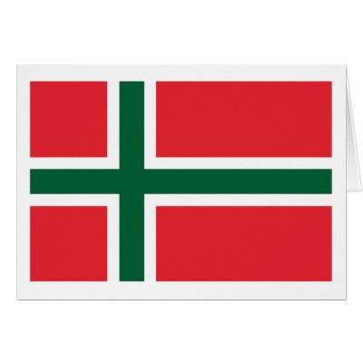 Bornholm Amt Flag Greeting Card by FlagTshirts