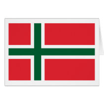 Bornholm Amt Flag Greeting Card