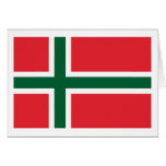 Bornholm Amt Flag Greeting Card