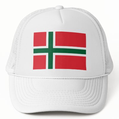 Bornholm Amt Flag Hat by FlagTshirts