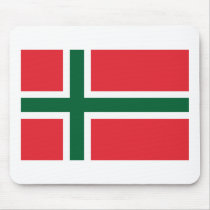 Bornholm Amt Flag Mousepad