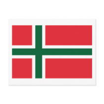Bornholm Amt Flag Postcard