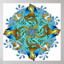 Bornholm Blues Canvas Print - Clockwise