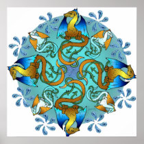 Bornholm Blues Canvas Print - Counter Clockwise