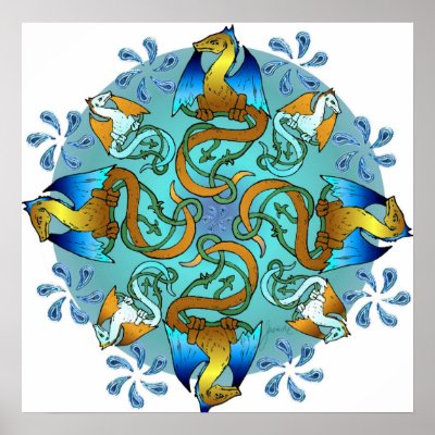 Bornholm Blues Canvas Print - Counter Clockwise by Jaenne