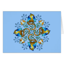 Bornholm Blues Card by Jaenne Bornholm Blues Card
