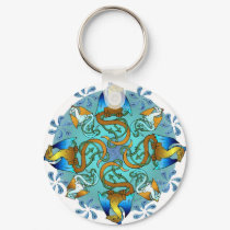 Bornholm Blues Keychain by Jaenne Bornholm Blues Keychain