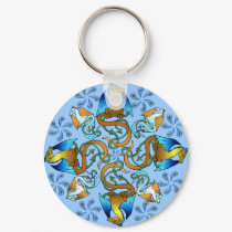 Bornholm Blues Keychain by Jaenne Bornholm Blues Keychain