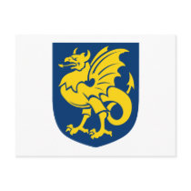 Bornholm Coat of Arms Postcard