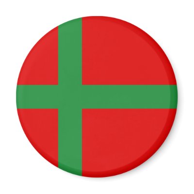 Bornholm, Denmark Fridge Magnets by bestflag
