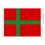 Bornholm flag greeting card