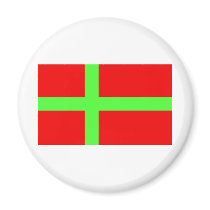 Bornholm Flag magnets by CulturalPerspective3 Bornholm Flag magnets