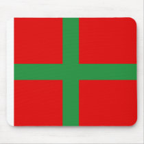 Bornholm flag mouse pads