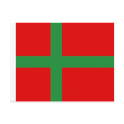 Bornholm flag postcards by FlagLibrary