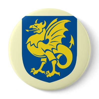 bornholms, Denmark Buttons by bestflag