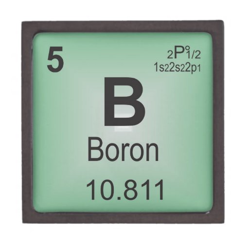 Boron Individual Element of the Periodic Table Premium Gift Boxes ...