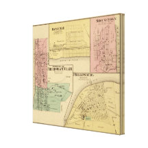 Boroughs of Freedom and St Clair with Philippsburg Canvas Print