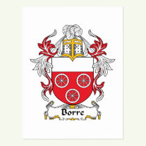 Borre Family Crest Postcard