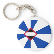 Borsele, Netherlands flag Key Chains