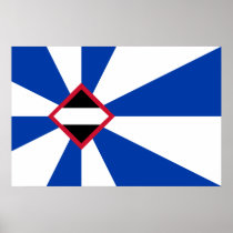 Borsele, Netherlands flag Posters
