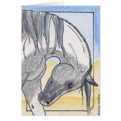 "Bortai bint Kumlik" Greeting Cards by smilodonart