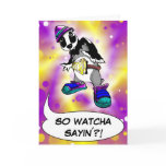 Bortel Badger - customizable Greetingcard