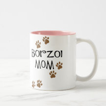 Borzoi Mom Coffee Mugs