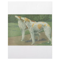 Borzoi (Russian Wolfhound) Customized Letterhead