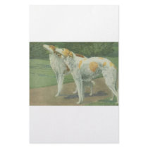 Borzoi (Russian Wolfhound) Personalized Stationery