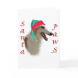 Borzoi Santa Paws Cards