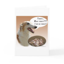 Borzoi Turkey cards