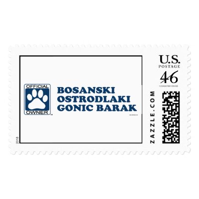 Bosanski Ostrodlaki Gonic Barak Blue Stamp by GenuineDogOwner