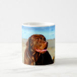 Bosco - Chocolate Labrador Art Coffee Mug
