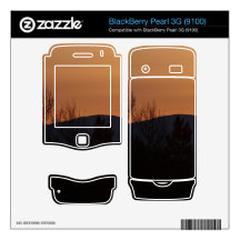 BOSI Boreal Silhouette BlackBerry Pearl Decal