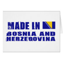 BOSNIA AND HERZEGOVINA CARD