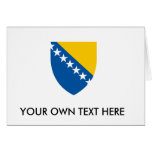 Bosnia and Herzegovina Coat of Arms Greeting Card
