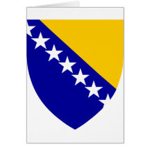 Bosnia And Herzegovina Coat Of Arms Card