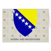 Bosnia And Herzegovina Coat of Arms Cards