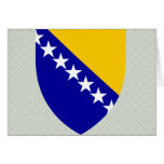 Bosnia And Herzegovina Coat of Arms detail Greeting Cards