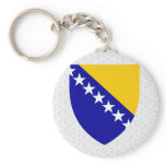 Bosnia And Herzegovina Coat of Arms detail Key Chains