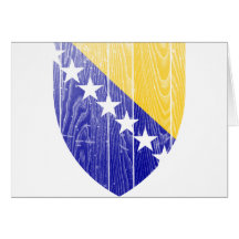 Bosnia And Herzegovina Coat Of Arms Greeting Card