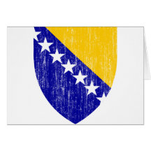 Bosnia And Herzegovina Coat Of Arms Greeting Cards
